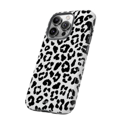 Monochrome Leopard Essence - iPhone Case