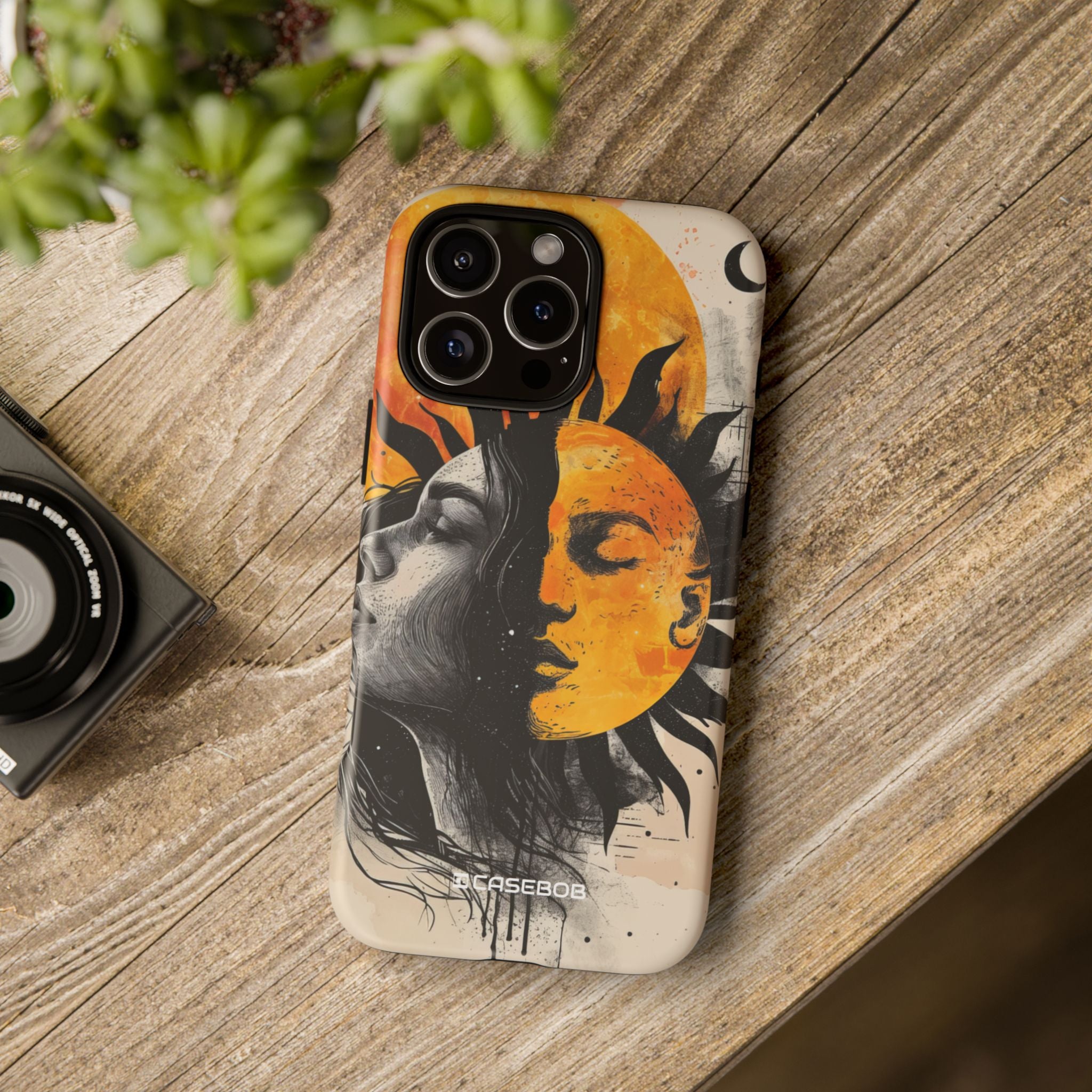 Celestial Dualities: Sun and Moon - for iPhone 16