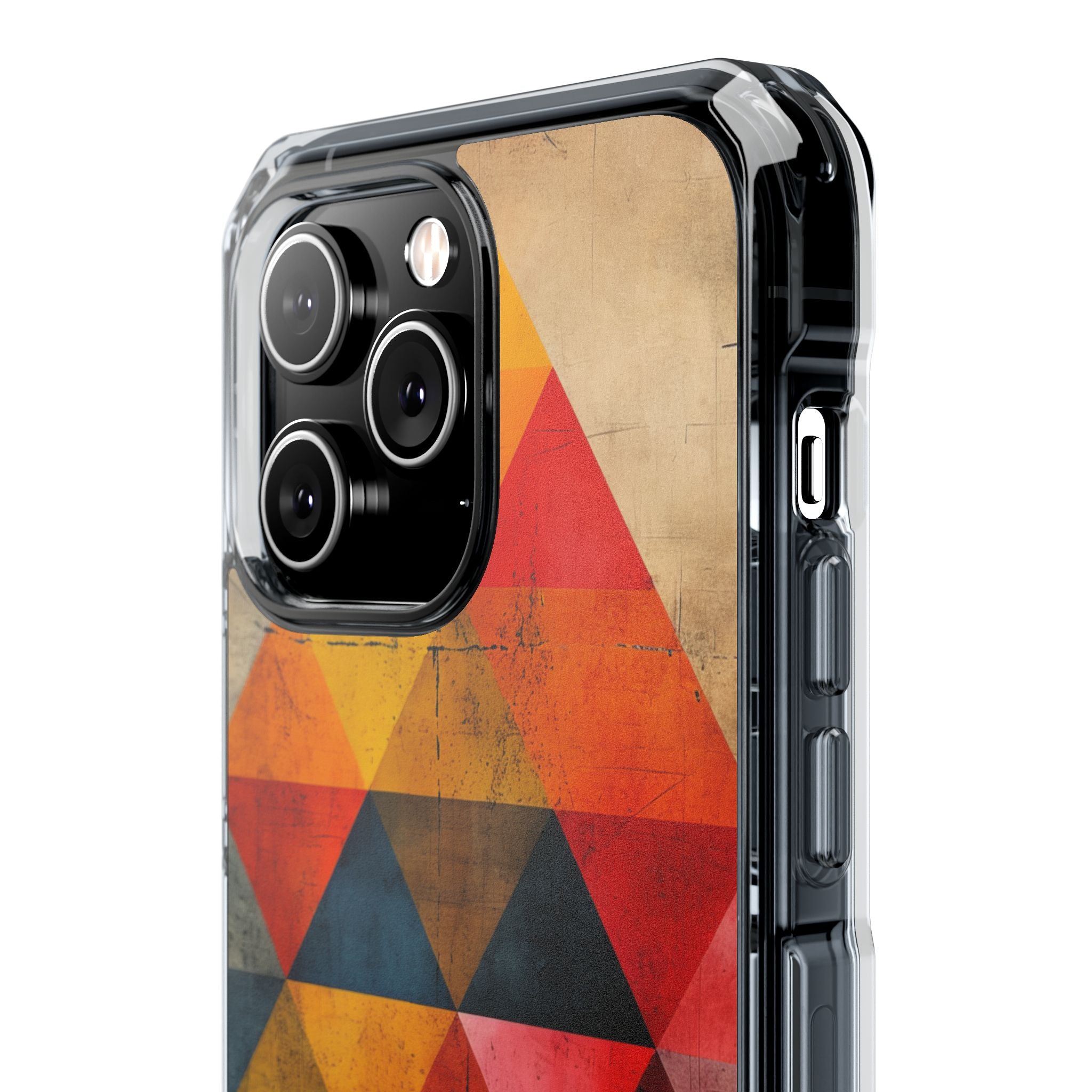 Geometric Energy - Clear Impact iPhone 14 Phone Case