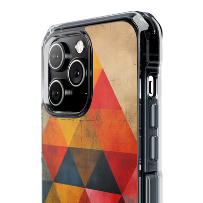 Geometric Energy - Clear Impact iPhone 14 Phone Case