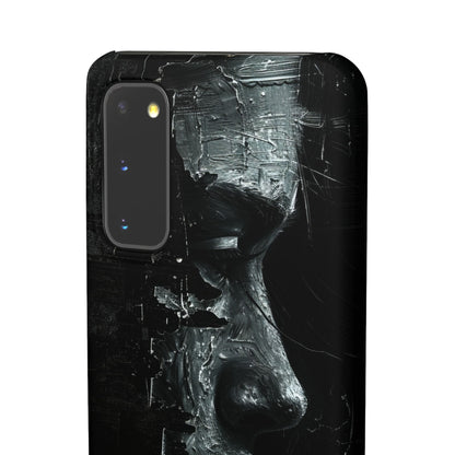 Monochrome Bloom Samsung S20 - Slim Phone Case