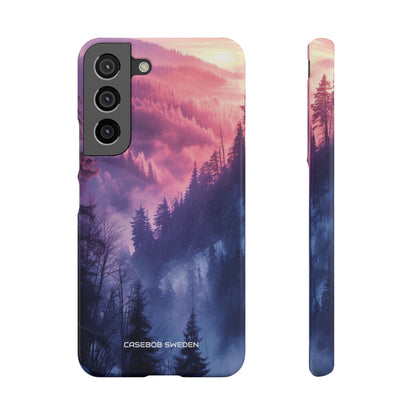 Misty Forest Serenity - Slim Samsung S22 Phone Case