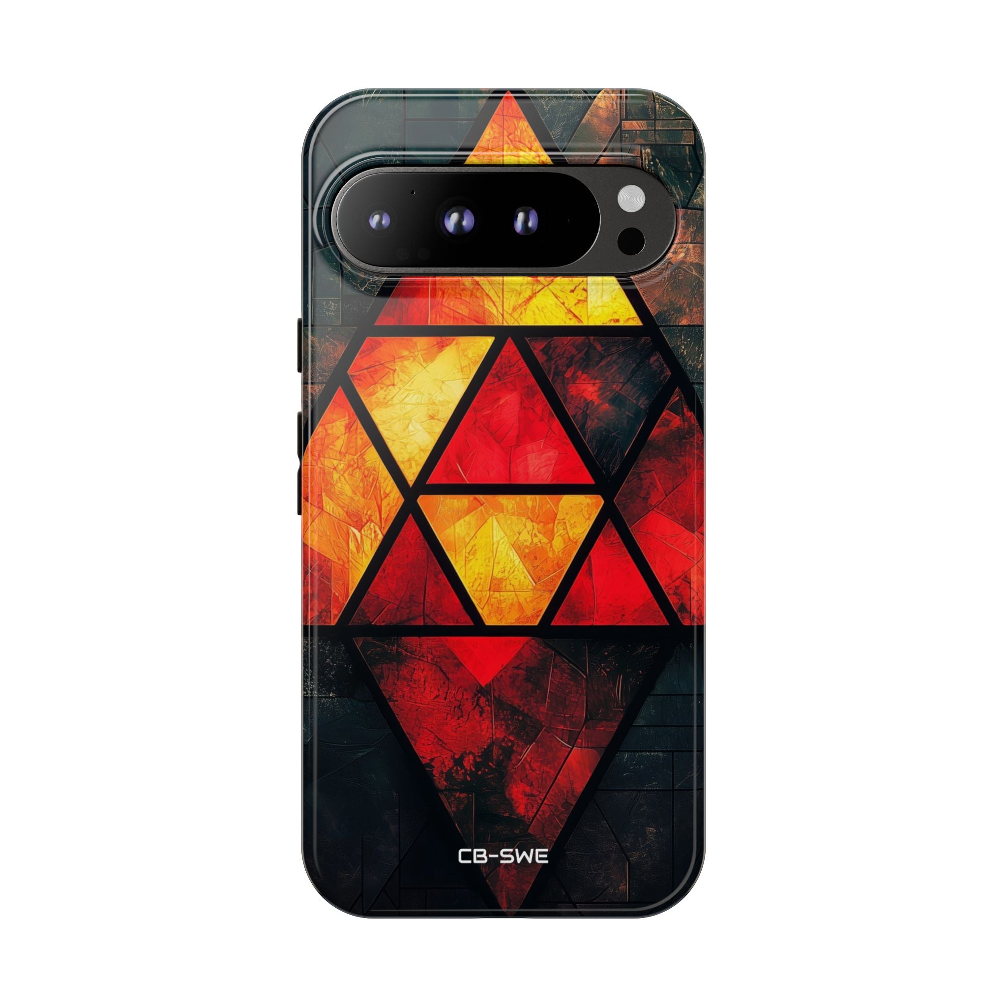 Triangles Illuminate Warmth - Google Pixel Case