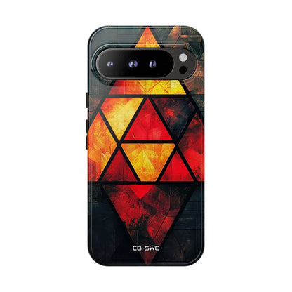 Triangles Illuminate Warmth - Google Pixel Case