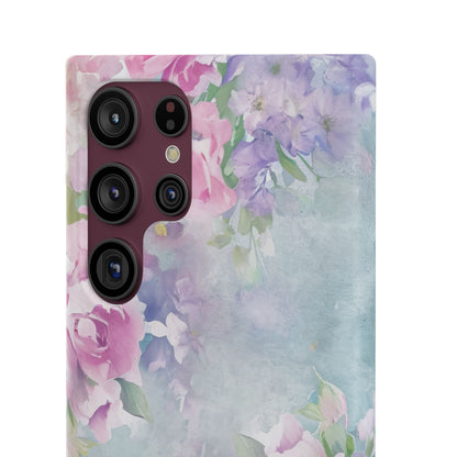 Dreamy Floral Watercolor - Slim Samsung S22 Phone Case