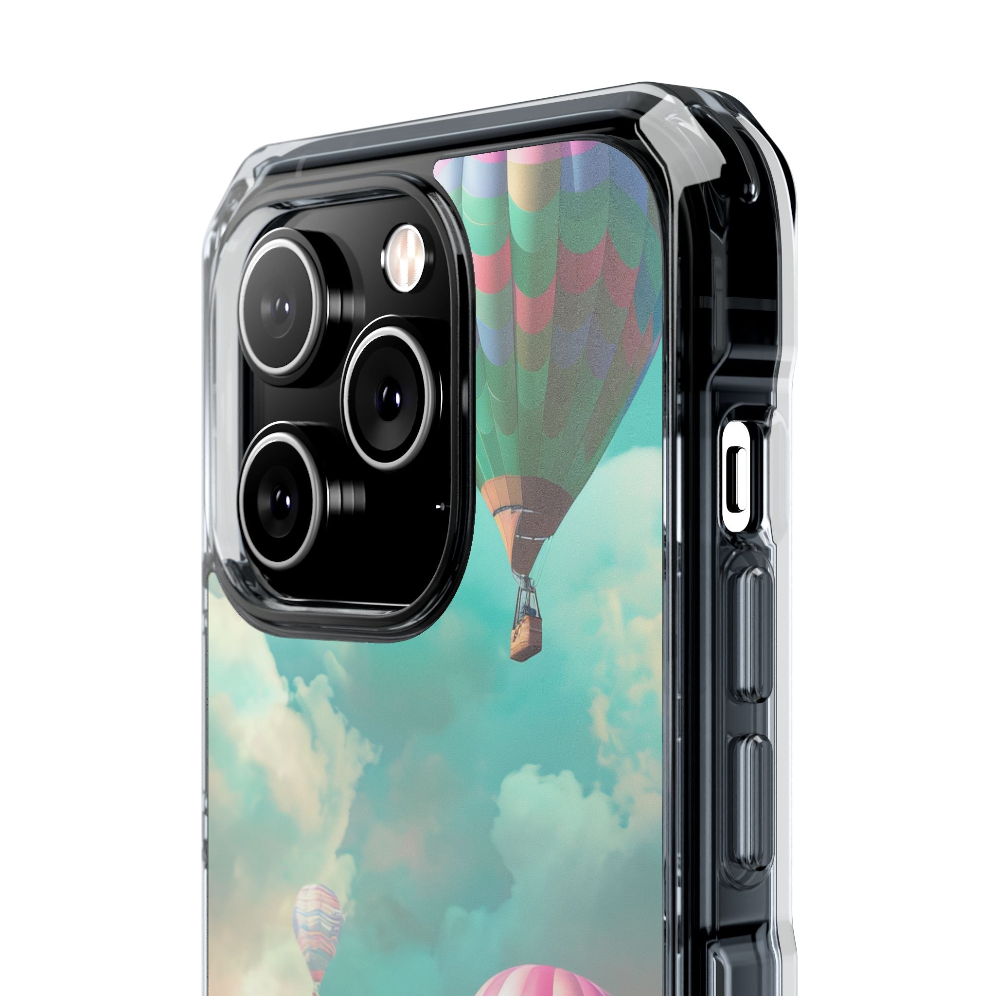 Pastel Balloon Adventure - Clear Impact iPhone 14 Phone Case