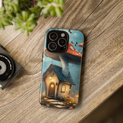 Mushroom House Glows - iPhone Case