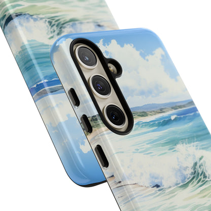 Foamy Wave Breeze Samsung S24 Plus Case - Tough