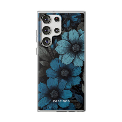 Blue Petal Radiance Samsung S23 Ultra Case - Soft