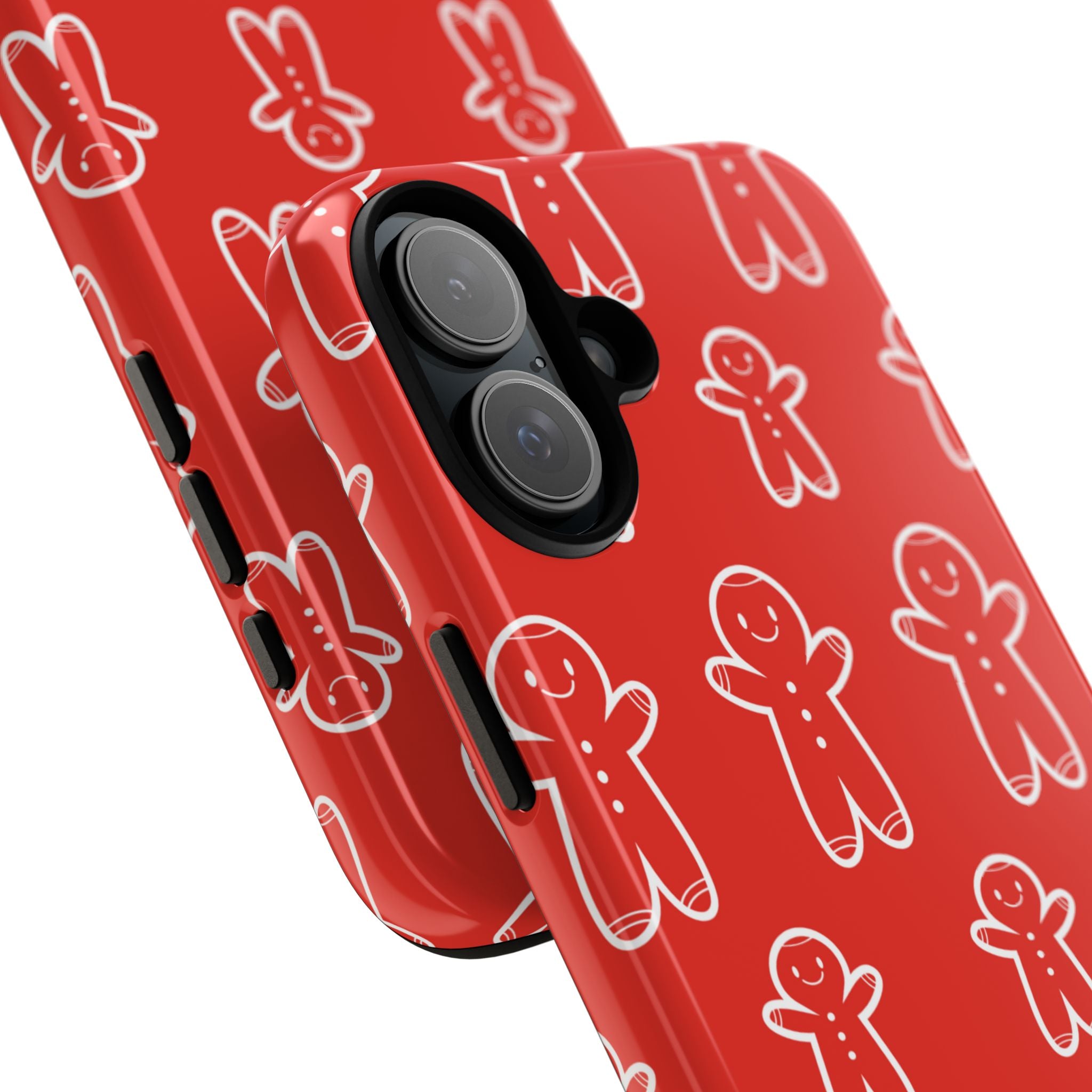 Gingerbread Men Play - iPhone Case