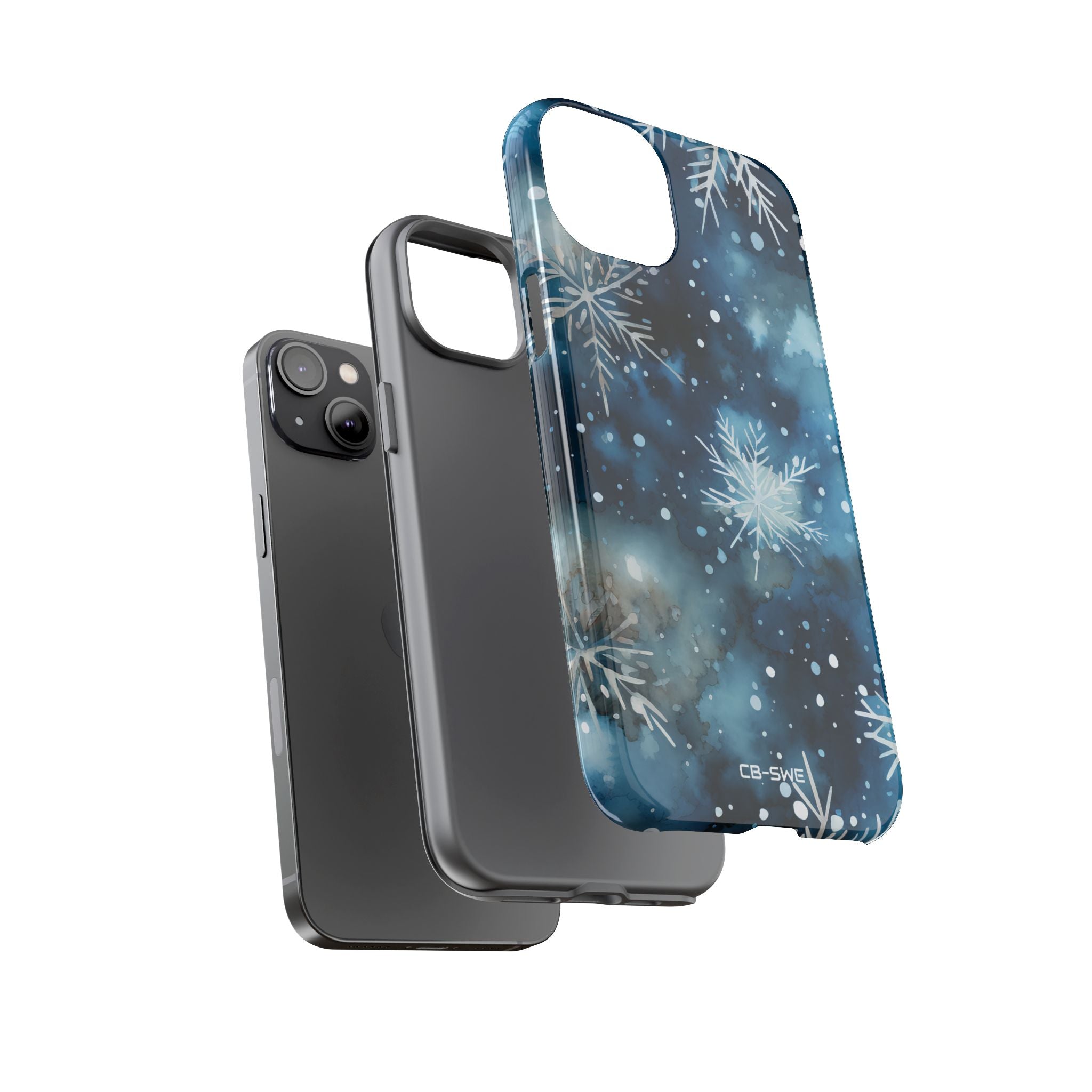 Snowflakes Dance Gracefully - iPhone Case