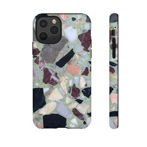 Terrazzo in Green - Protective Phone Case