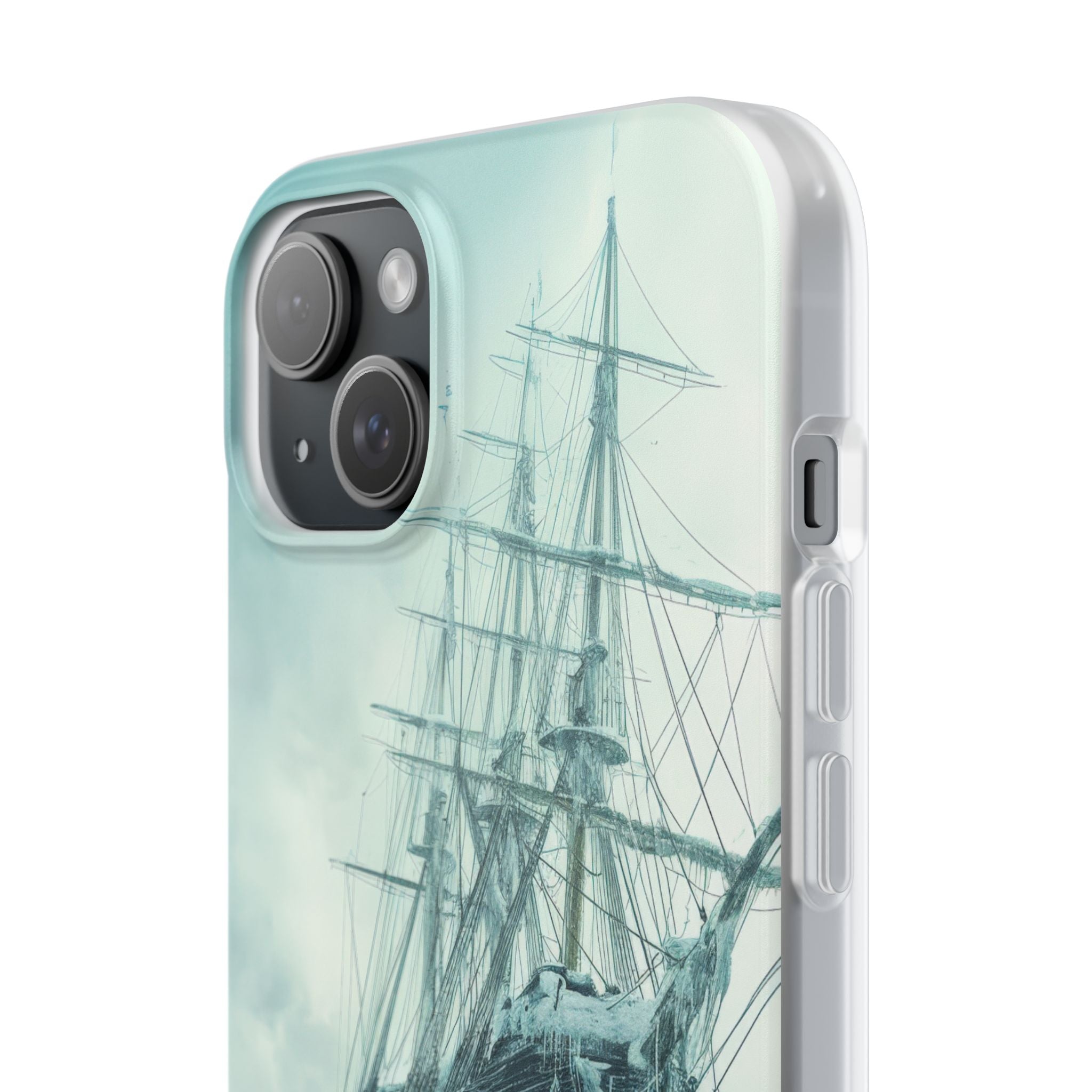 Icebound Ship iPhone 15 Plus Case - Soft