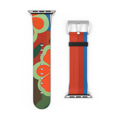 Orange Blossom Mosaic - Watch Band