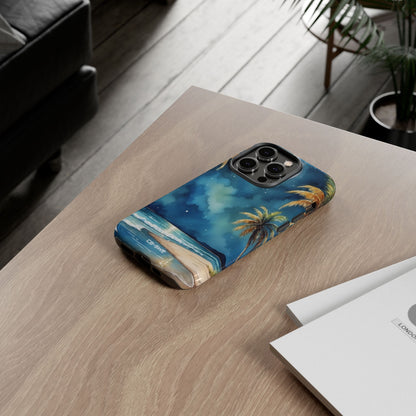 Moonlight Kisses Waves - iPhone Case