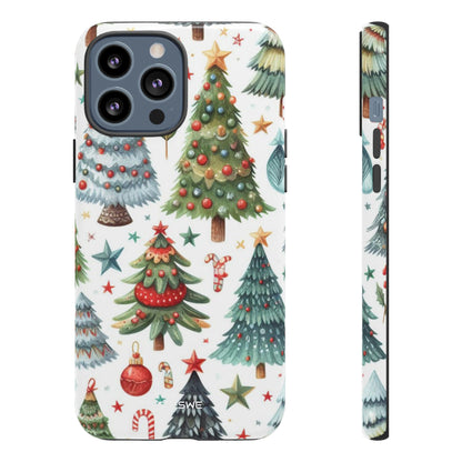 Whimsical Trees Dance - iPhone Case