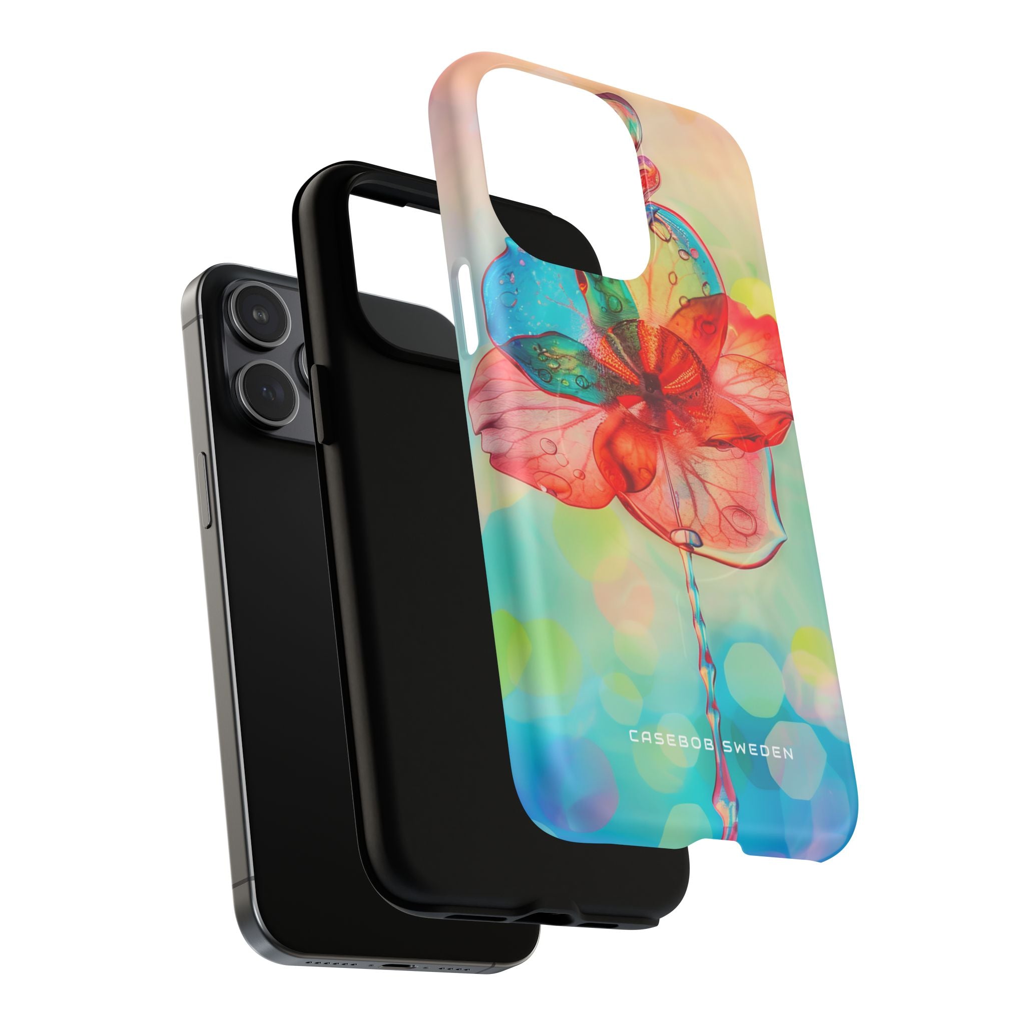 Ethereal Glass Flower iPhone 15 | Tough+ Phone Case