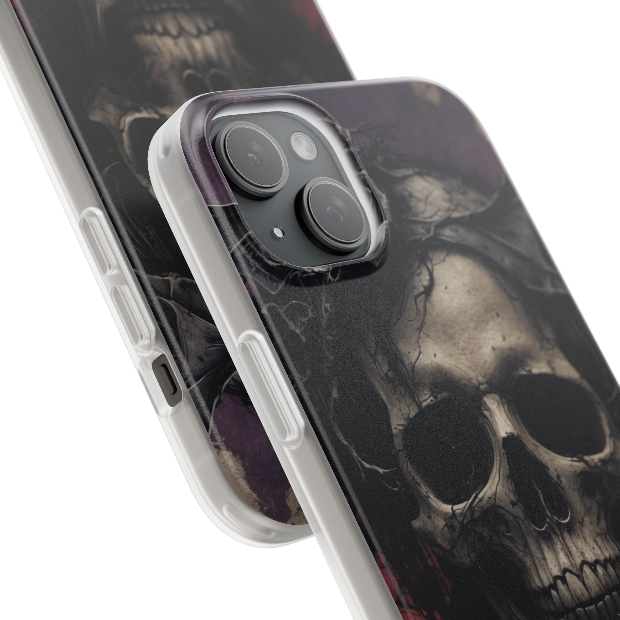 Skull Crown iPhone 15 Plus Case - Soft