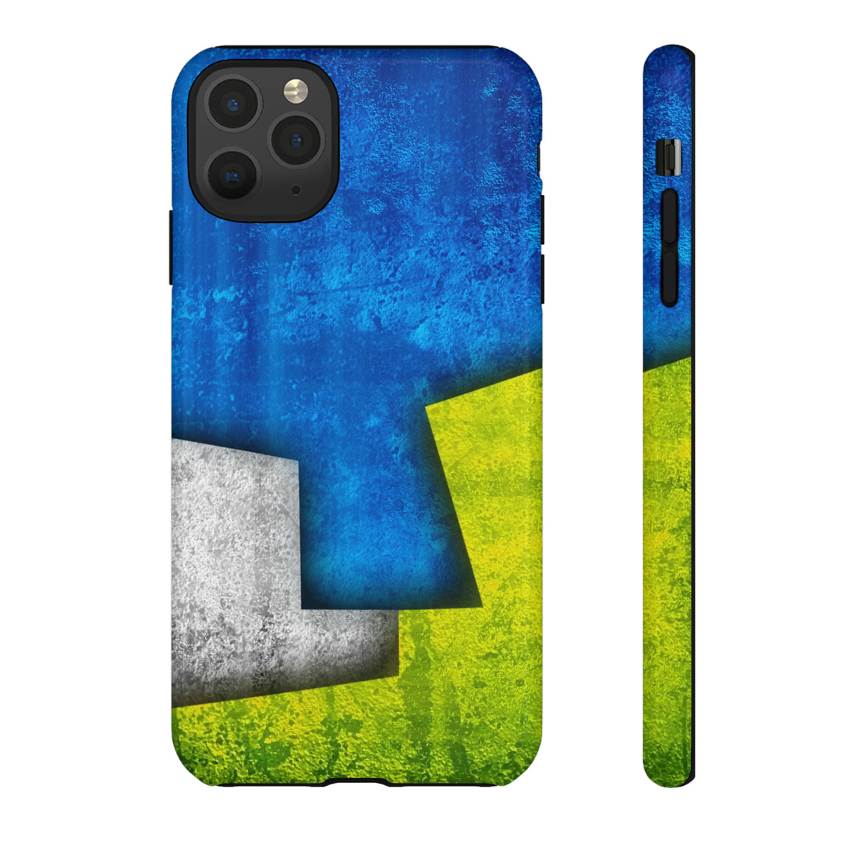 Blue Abstract Art - Protective Phone Case