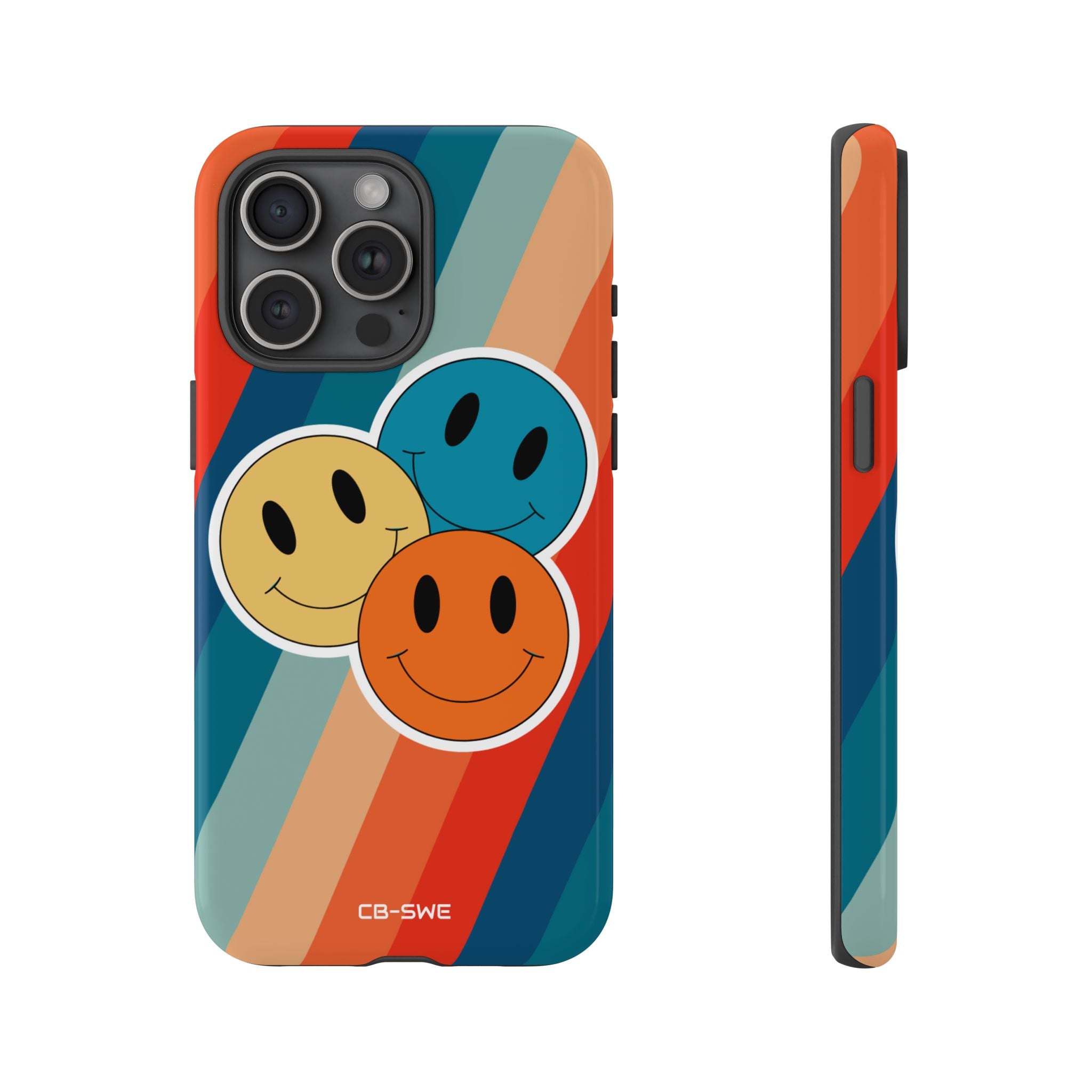 Retro Smiley Harmony - iPhone Case