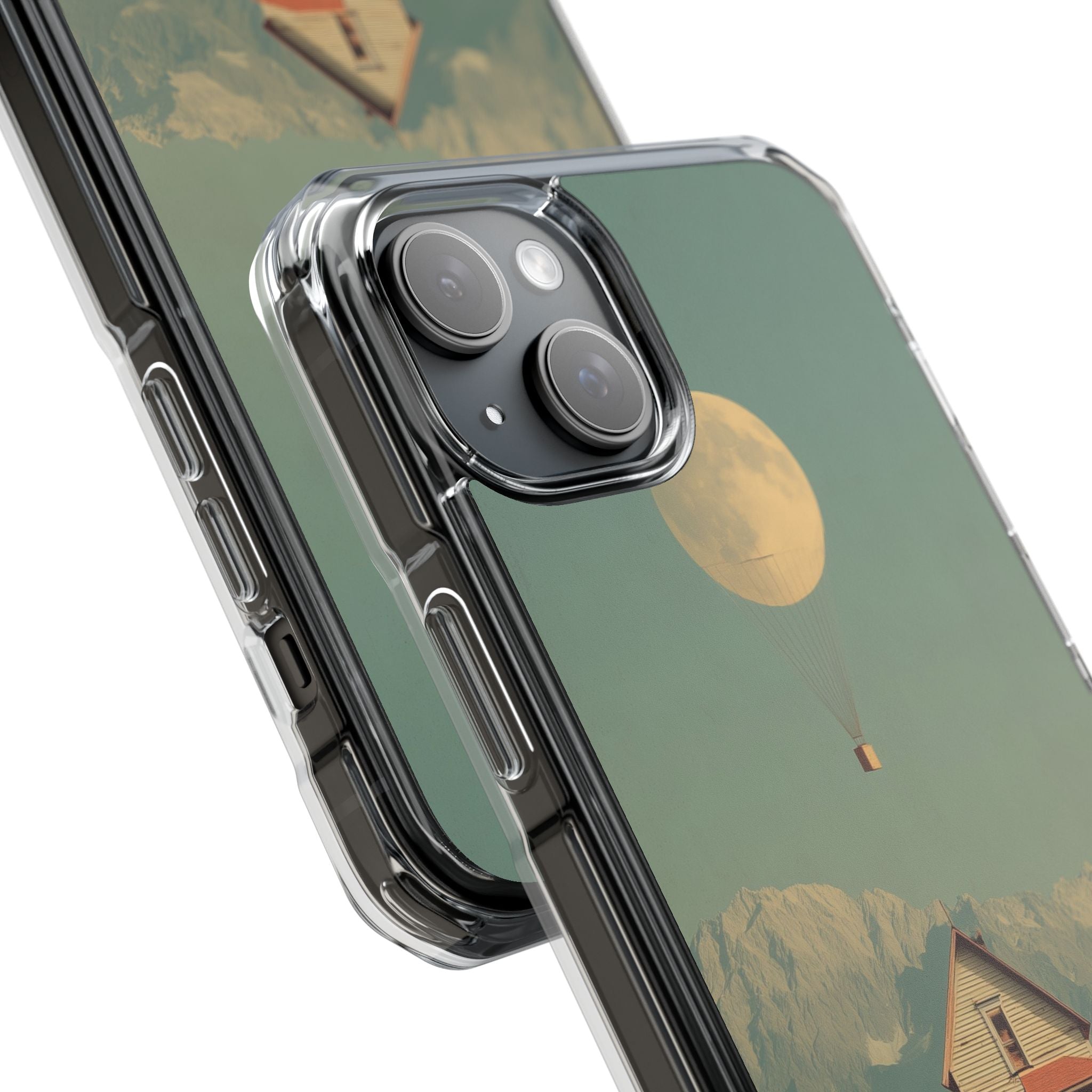 Moon Hovers Low iPhone Case - Impact
