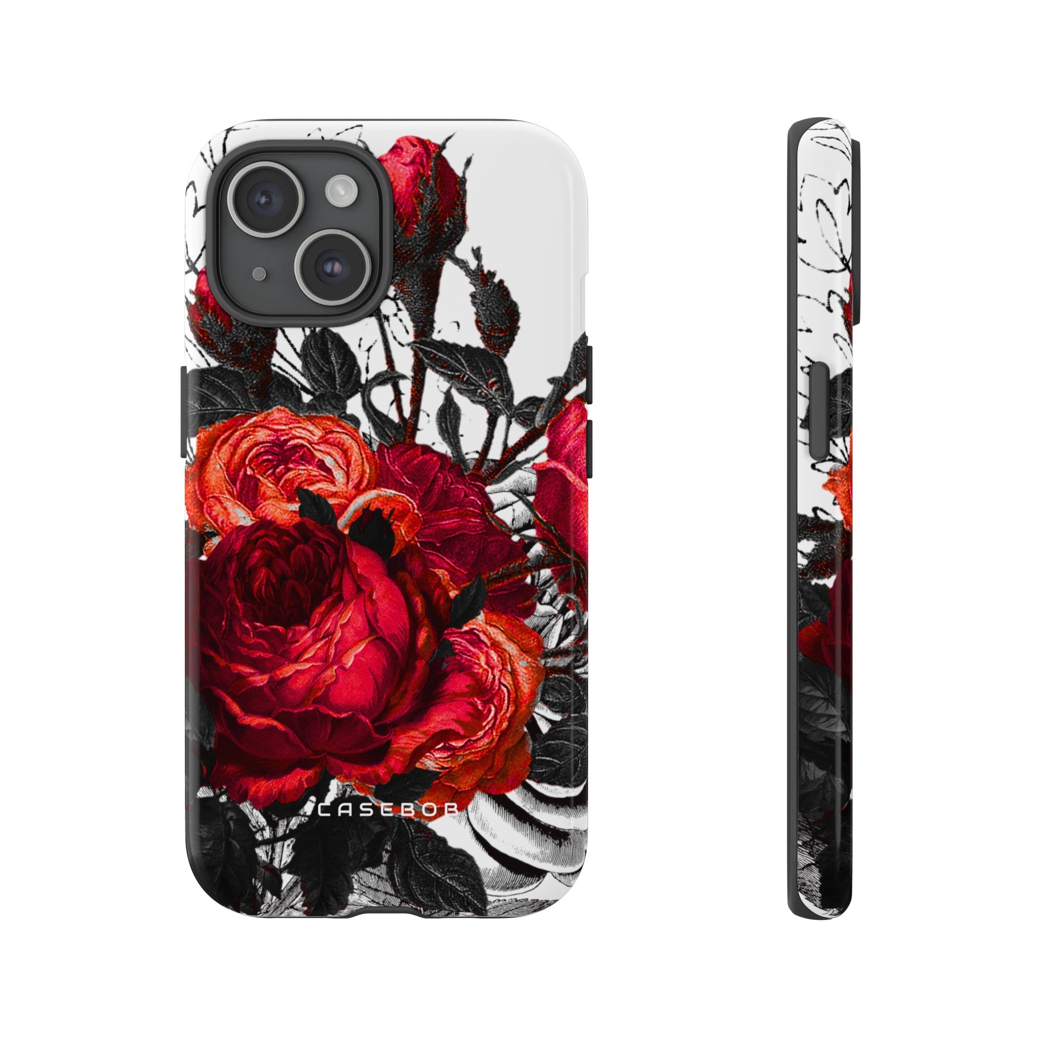 Serarose Gothic Flower - Protective Phone Case