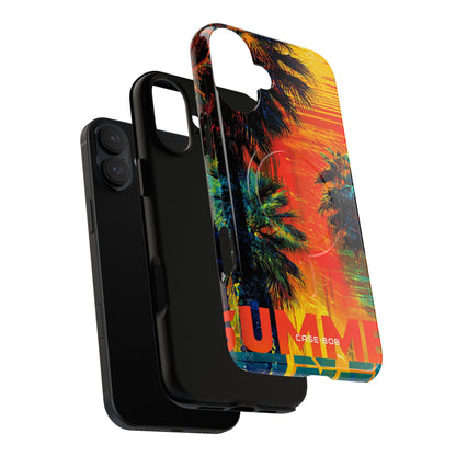 Tropical Sunburst iPhone 16 Plus Case - Tough+