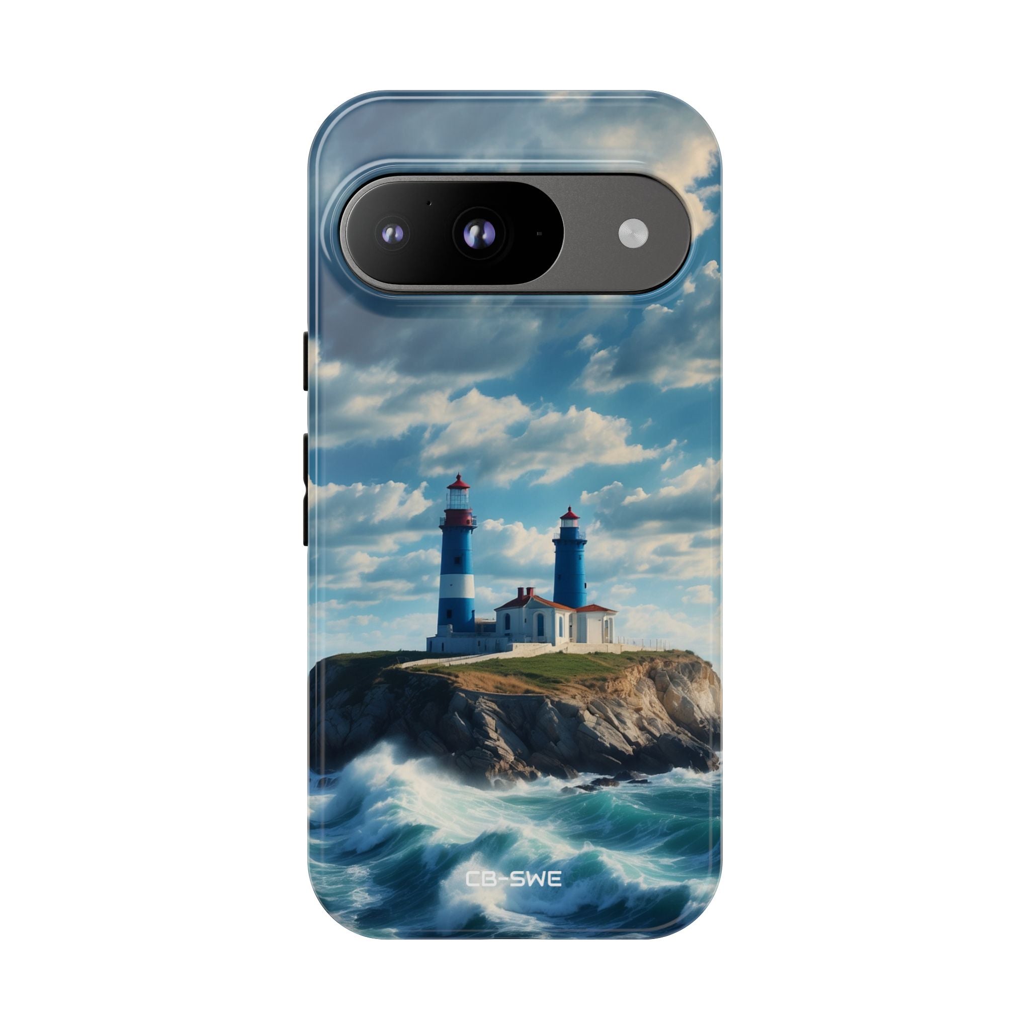 Lighthouse Guards Waves - Google Pixel Case