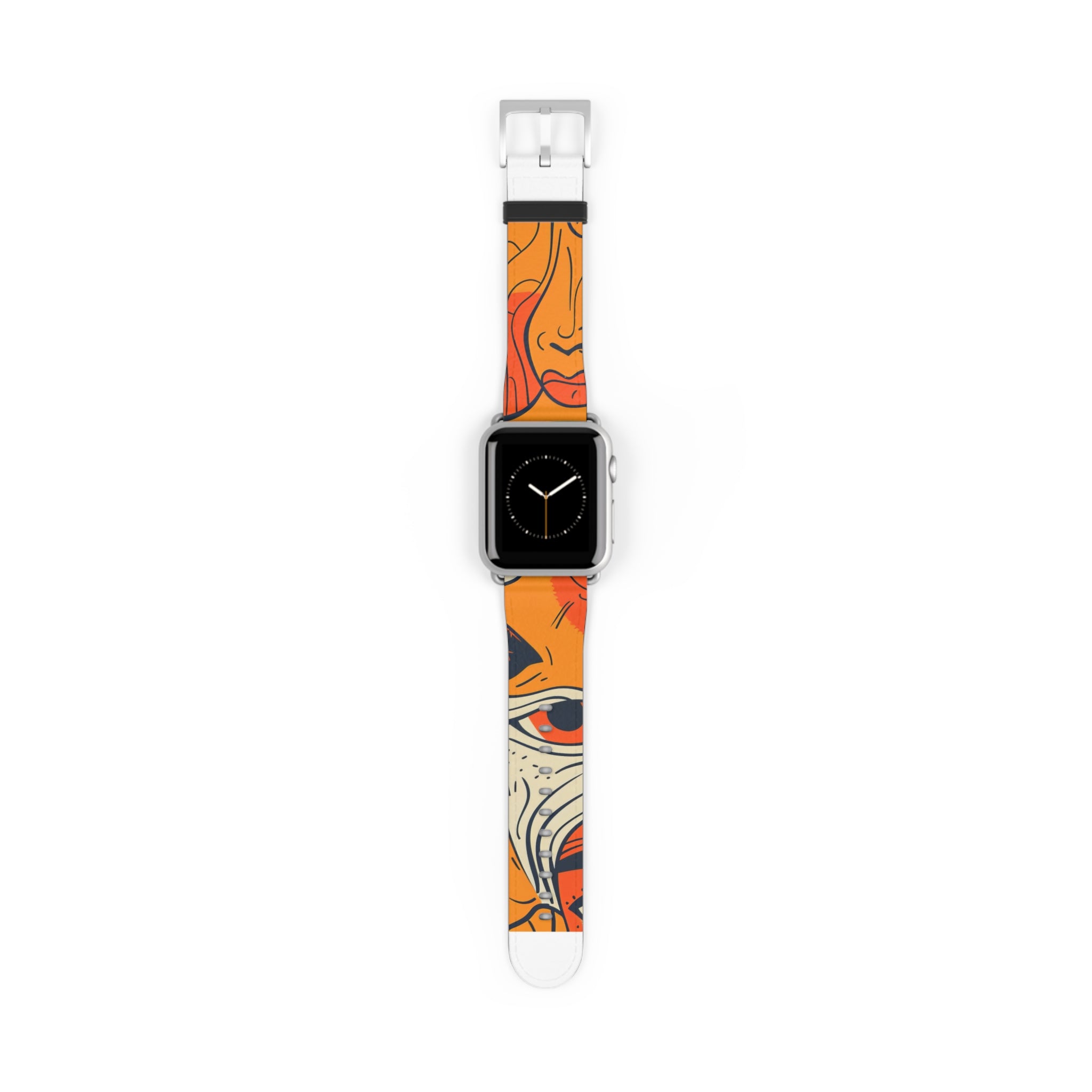 Overlapping Faces - Watch Band