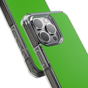 Kelly Green | Phone Case for iPhone (Clear Impact Case - Magnetic)