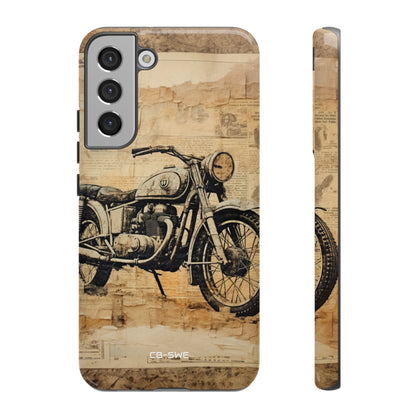 Vintage Motorcycle Collage - Samsung Case
