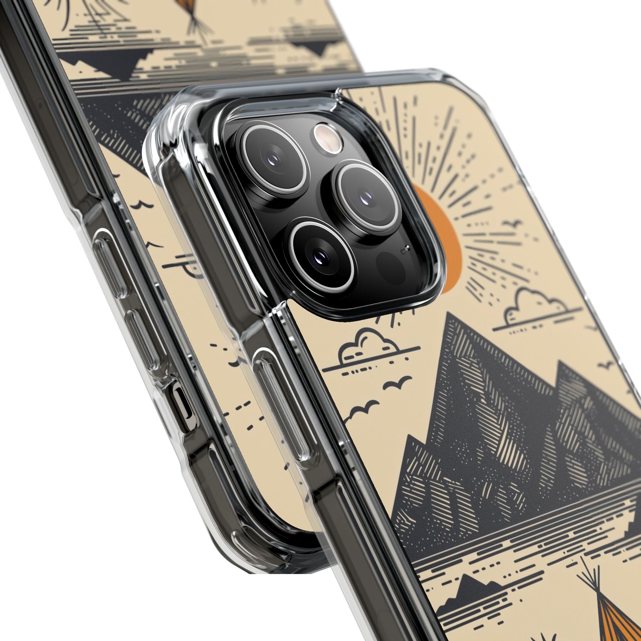 Golden Tent Awaits iPhone Case - Impact