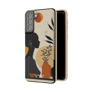 Modern Silhouette Tranquility | Biodegradable Phone Case