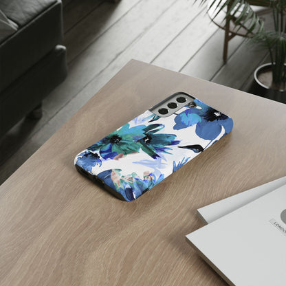 Blue Blossom Radiance Samsung S22 Plus Case - Tough