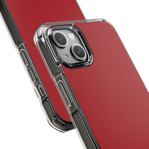 Upsdell Rot | Handyhülle für iPhone (Clear Impact Case - Magnetisch) 