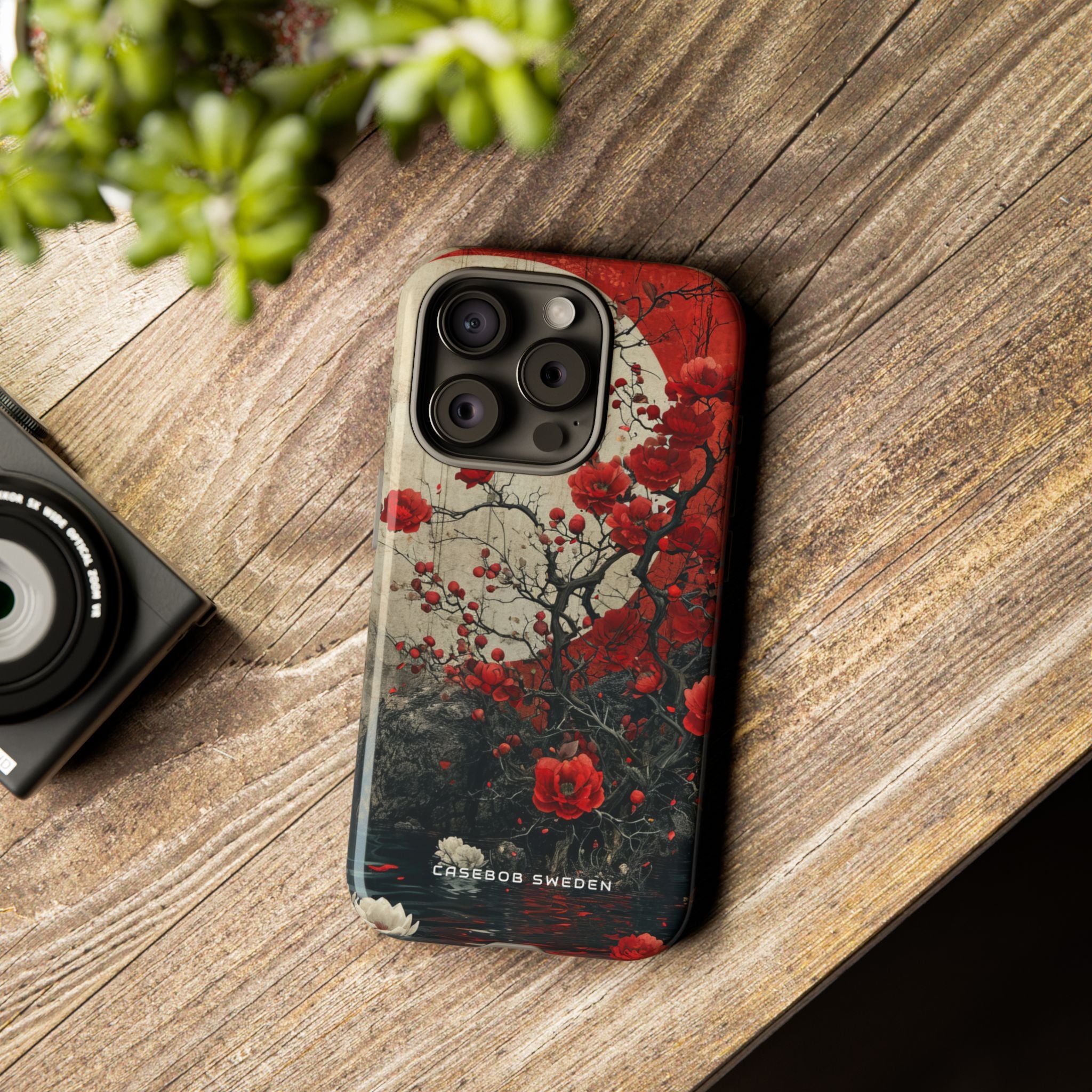 Zen Blossoms in Moonlight iPhone 15 - Tough Phone Case