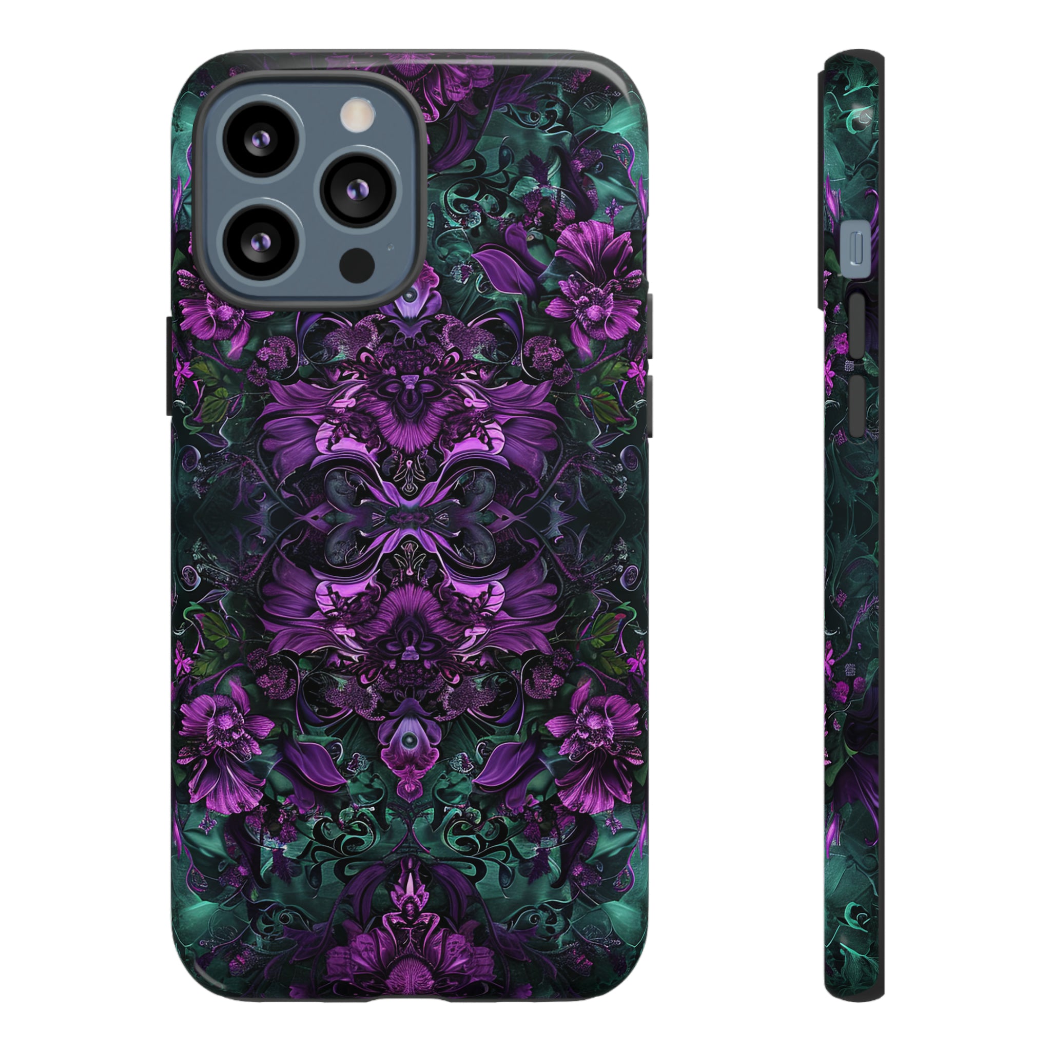 Baroque Floral Gothic - Protective Phone Case