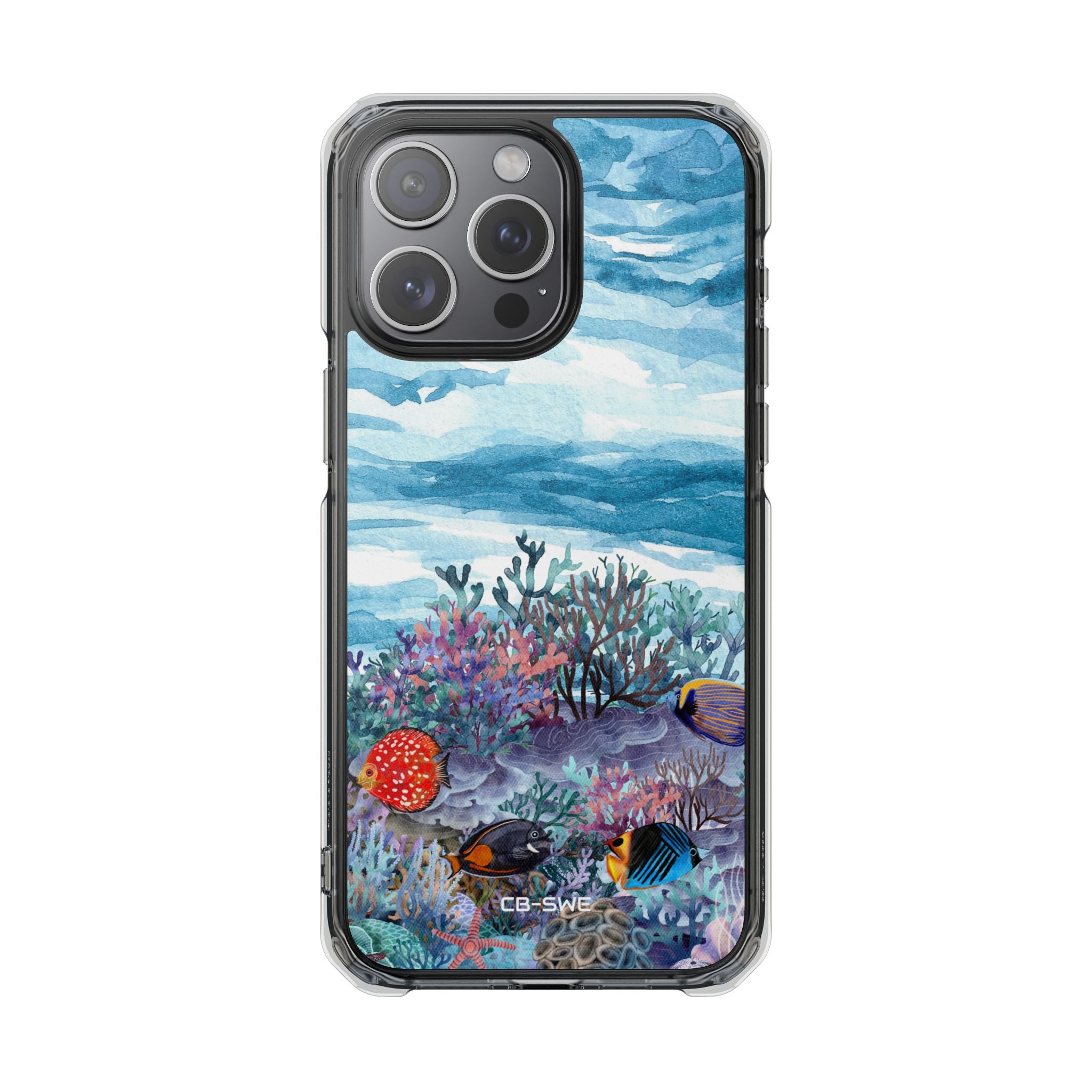 Aquatic Life Watercolors iPhone Case - Impact