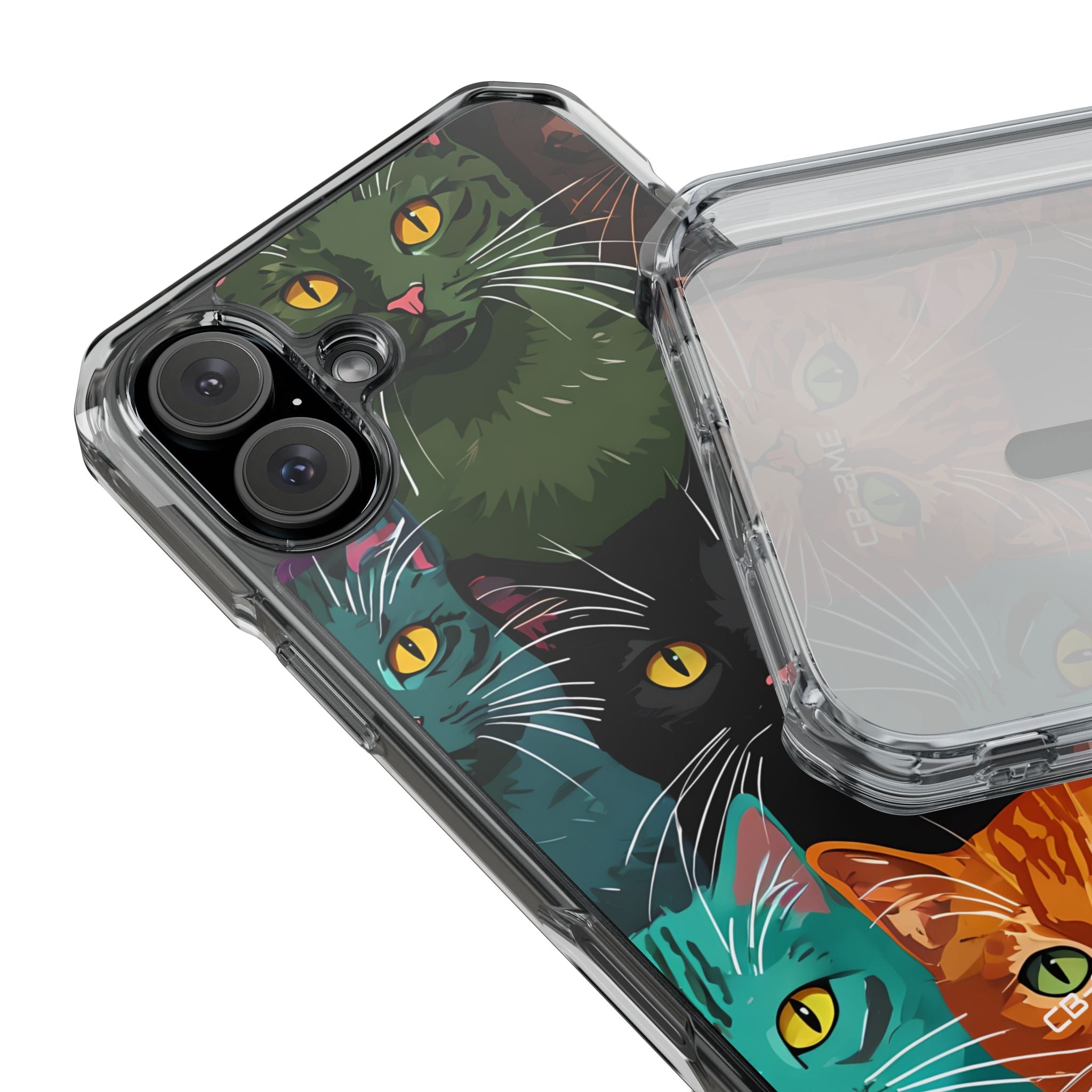 Colorful Cat Charisma iPhone Case - Impact