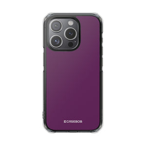 Palatinate Purple | Phone Case for iPhone (Clear Impact Case - Magnetic)