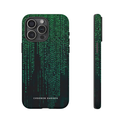 Matrix Gradient Flow iPhone 15 - Tough Phone Case