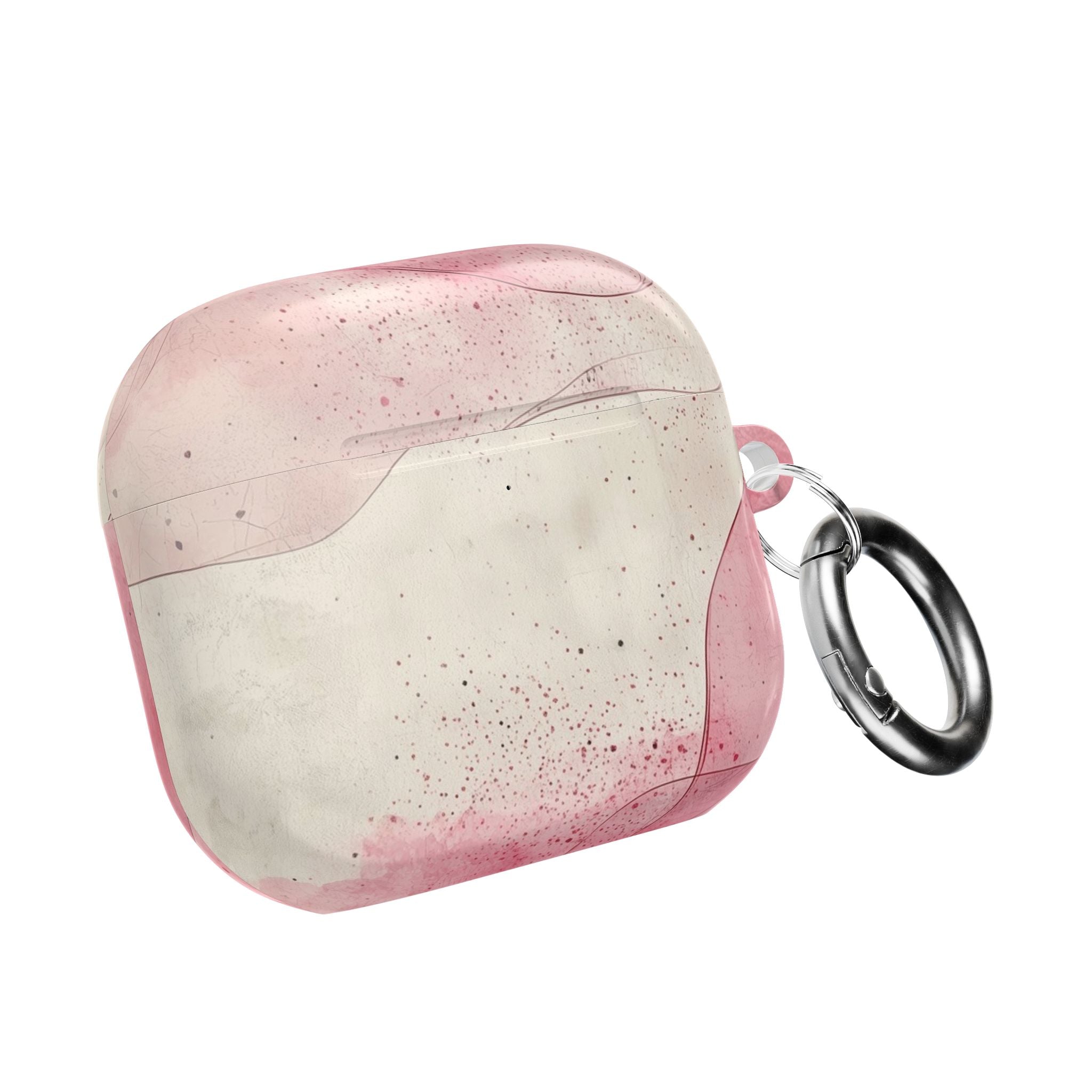 Crimson Ribbon Waves - AirPods Case