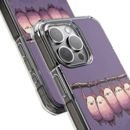 Bats Hang Playfully iPhone Case - Impact
