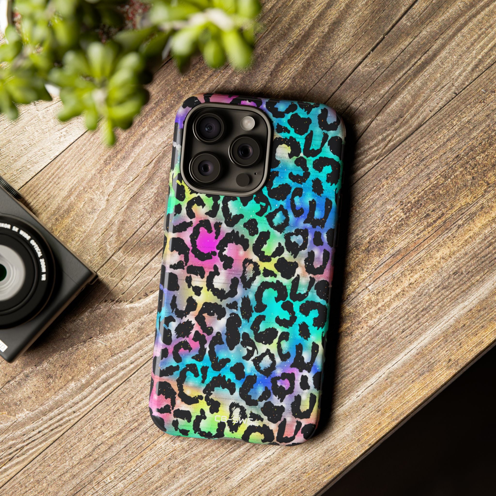 Galaxy Leopard Fantasy - iPhone Case