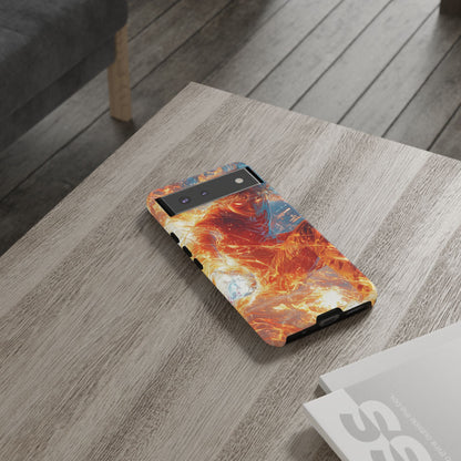Flames Dance Wildly - Google Pixel Case
