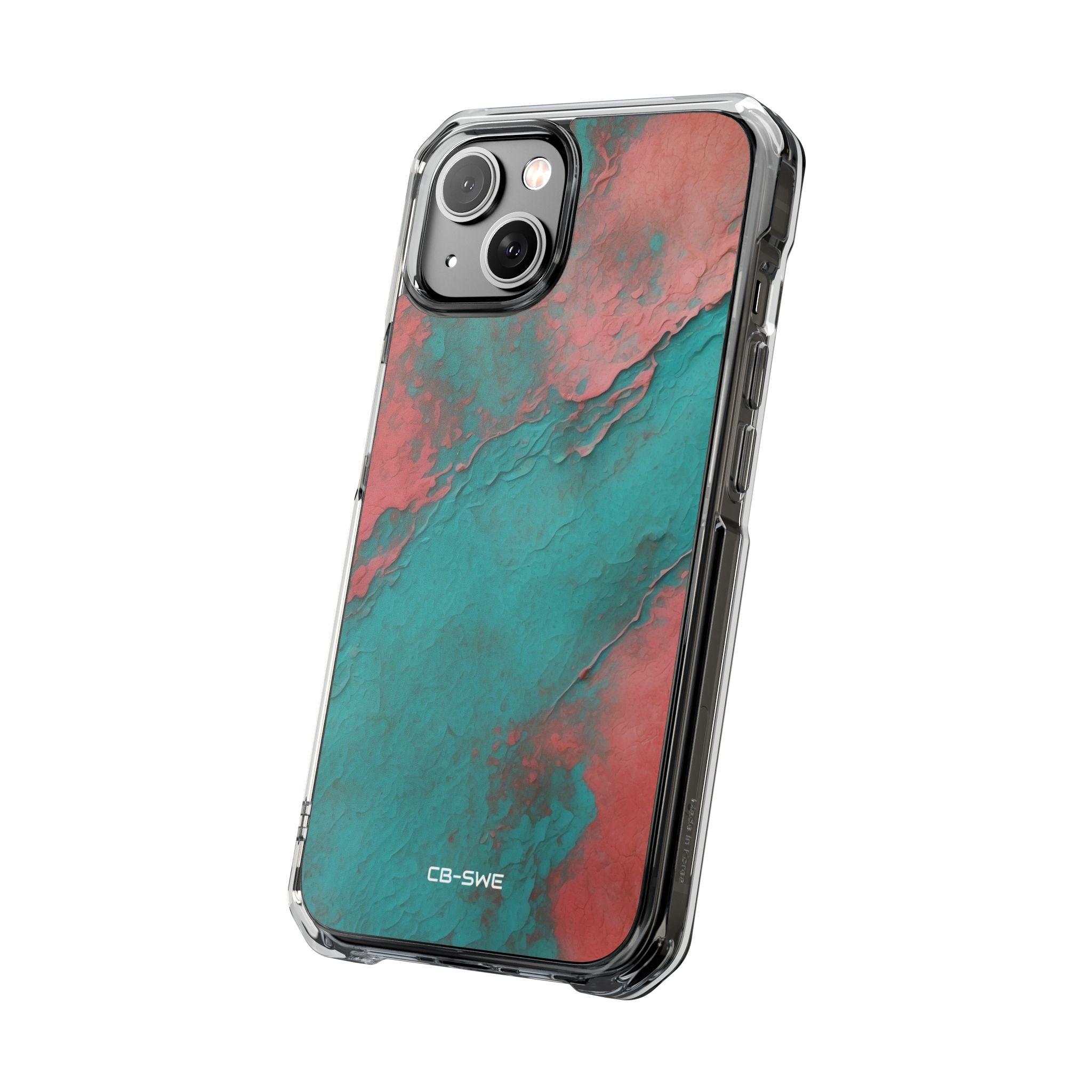 Turquoise Waves Dance iPhone Case - Impact