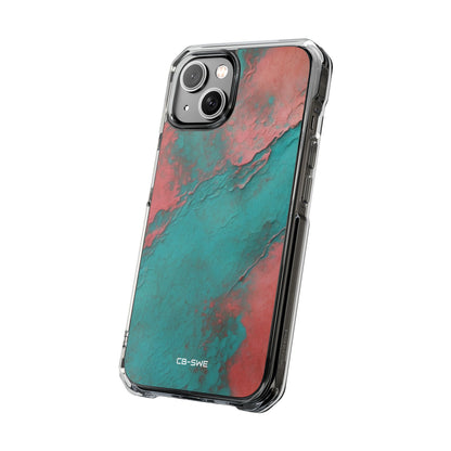 Turquoise Waves Dance iPhone Case - Impact