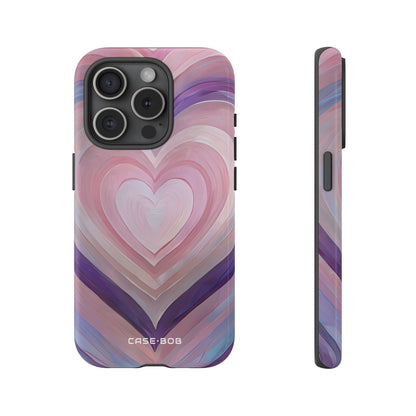 Radiant Heartbrush iPhone 15 Pro Case - Tough