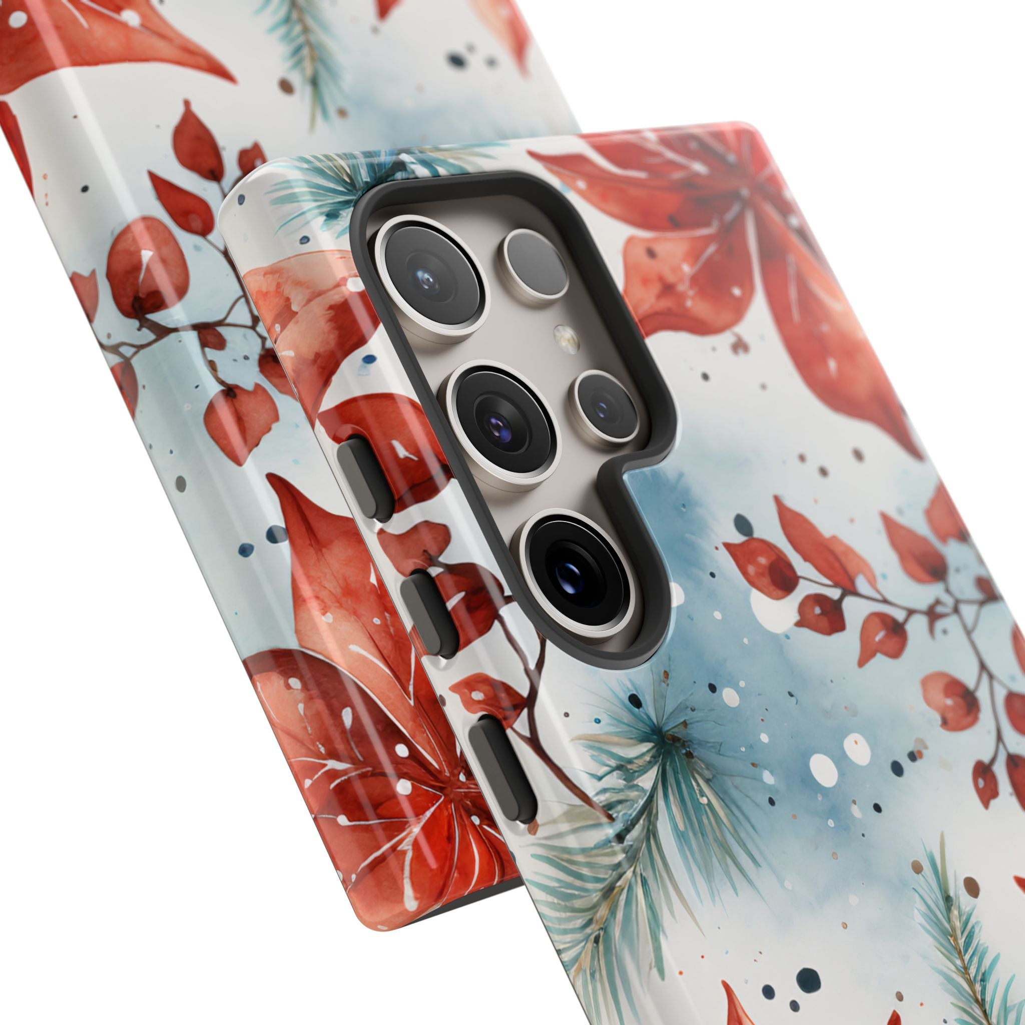 Poinsettias Bloom Bright - Samsung Case