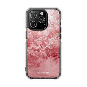 Pantone Rose Design | Handyhülle für iPhone (Clear Impact Case – magnetisch) 